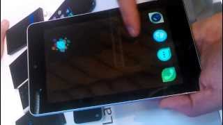 Sailfish OS su Nexus 7  MWC 2014 [upl. by Yerfdog]