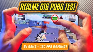 Realme GT6 120FPS PUBG Test🔥 Snapdragon 8s Gen 3🔥 [upl. by Kinsman]