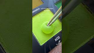 Picking up a droplet🤨 droplets oddlysatisfying popping [upl. by Ardeen]