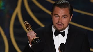 Leonardo Dicaprio ACCEPTANCE SPEECH for Best Actor  Oscars 2016 [upl. by Klos]