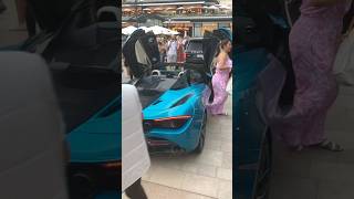 Billionaire friends getting out their new Mclaren at Casino billionaire monaco luxury lifestyle [upl. by Ahtennek]