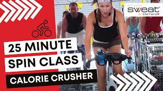 Under 30 Minute Spin Class  Cardio CALORIE CRUSHER  FREE Online Spin® Class [upl. by Ettenaej]