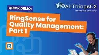 RingSense for Quality Management Part 1 6 minute demo [upl. by Lemire]