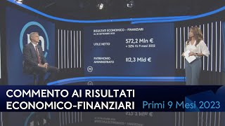 Risultati Primi 9 Mesi 2023  Il commento di Massimo Doris [upl. by Aihsein237]