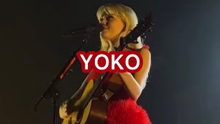 Maisie Peters  YOKO LiveLyrics [upl. by Ahcim]