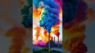 Watch These Smokestacks Paint The Sky In MAGICAL Colors [upl. by Anileda]