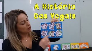 História  O Encontro das Vogais [upl. by Idnim327]