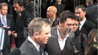 James Bond Skyfall premiere in Paris [upl. by Hough]