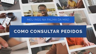 Meu INSS Como consultar meus pedidos [upl. by Rolfston260]