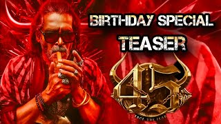 Upendra 45 Kannada Movie Teaser  Upendra  45 Kannada Movie  Teaser  45 Movie  Shivarajkumar [upl. by Noy]