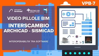 VPB7 Video Pillola BIM di Tecno 3D Interscambio tra Archicad e Sismicad [upl. by Eiggem]