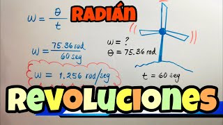 Movimiento Circular Uniforme  RPM y Radianes [upl. by Rasure344]