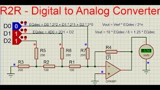 R2R digital to analog converteravi [upl. by Clarisse]