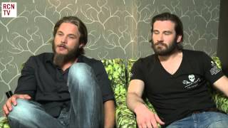 Vikings Travis Fimmel amp Clive Standen Interview [upl. by Eneleahs]