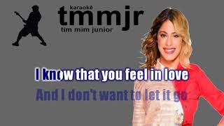 Violetta 3 Underneath it All Martina Stoessel Acoustic Karaoke [upl. by Aela420]