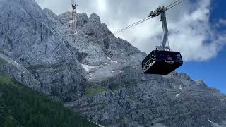 Bergfahrt Seilbahn Zugspitze Ende Juni 2022￼  Sommer Edition [upl. by Arhsub]