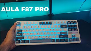 Teclado Aula F87 Pro  Lindo e Premium [upl. by Nyrak]