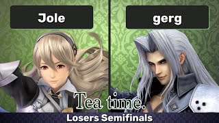 Tea Time 168  Losers Semifinals  Jole vs gerg [upl. by Nyrek]