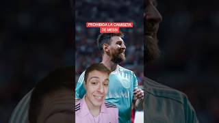 Prohibido usar la camiseta de Messi en este partido 🤯🚫  messi argentina intermiami futbol [upl. by Darnok228]