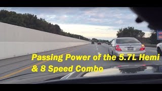 6080 MPH Passing Power  Dodge Charger RT 8 Speed vs 5 Speed [upl. by Teak953]