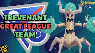 TREVENANT BEST TEAM IN GREAT LEAGUE POKEMON GO BATTLE LEAGUE SEASON 18 2024 [upl. by Royden]