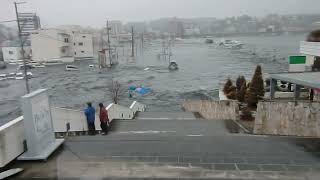 SCARIEST 2011 JAPAN TSUNAMI FOOTAGE COMPILATION PART 55 [upl. by Yhtomot]