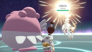 Giant Blissey beating the crack out of Arceus Lv 100  Pokemon Legends Arceus [upl. by Larner]