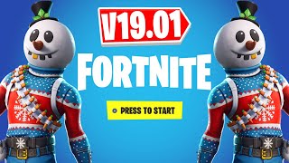 FORTNITE 1901 WINTERFEST UPDATE PATCH NOTES [upl. by Nagear300]