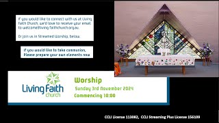 Living Faith Church Sunday 3rd November 2024 [upl. by Gherardi34]