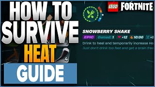 How To Survive Hot Temperatures In LEGO Fortnite [upl. by Oilicec]