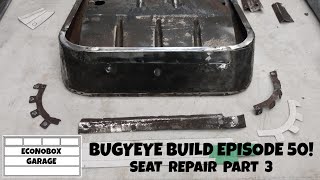 How to repair an Austin Healey Sprites seats part 3 metalwork continues Bugeye Build Episode 50 [upl. by Nirel]