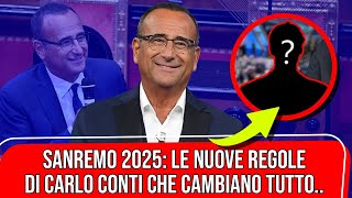 Sanremo 2025 Nuove Regole e Super Ospiti Ecco Tutto quello che Devi Sapere 🌟 [upl. by Esirehs]