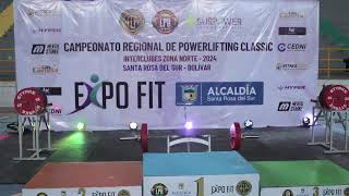 En vivo CAMPEONATO REGIONAL DE POWERLIFTING 2024 Santa Rosa del Sur Dia 2 [upl. by Nrek]