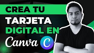 Cómo crear una TARJETA de PRESENTACIÓN DIGITAL Interactiva con Canva ⭐️ [upl. by Nonrev]