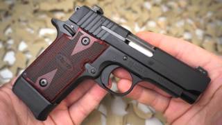 Sig Sauer P938 22lr 93822 Compact SemiAuto Pocket Pistol Overview  Texas Gun Blog [upl. by Arukas351]