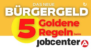 Probleme mit Jobcenter 5 Goldene Regeln helfen Dir weiter [upl. by Cirenoj]