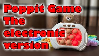 Poppit Game  Fidget Game Quick Push Bubble The electronic version [upl. by Atrice465]