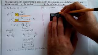 10 APLICACIÓN DE LA SEGUNDA LEY DE NEWTON Fm a [upl. by Gnap388]