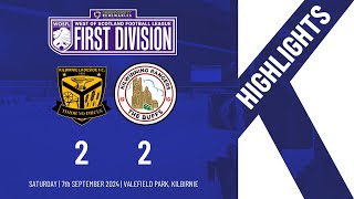 HIGHLIGHTS Kilbirnie Ladeside 22 Kilwinning Rangers [upl. by Anelrihs130]