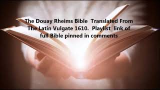 The Douay Rheims Bible GENESIS [upl. by Yclek]