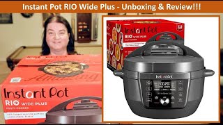 Instant Pot RIO Wide Plus 75 qt Unboxing amp Review instantpot kitchengadgets pressurecooker [upl. by Ahseinaj]