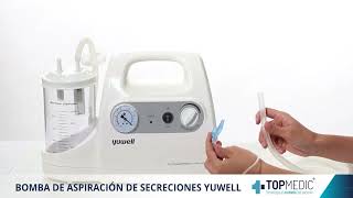 Bomba de Aspiración De Secreciones 7EC Yuwell  Topmedic [upl. by Lasala514]