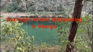 Overnight Winter Backpacking in Georgia [upl. by Godewyn220]