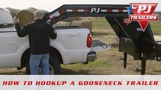 How to Hook Up a Gooseneck Trailer [upl. by Noffihc626]