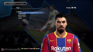 New Face and Hair Luis Suarez Season 2021 PES 13 [upl. by Gernhard]