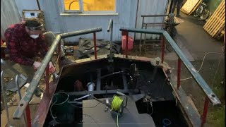 110 Work starts on the Narrowboat stern [upl. by Brechtel594]