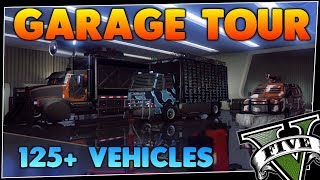 GTA 5 ONLINE GARAGE TOUR  ALL GARAGES  125 VEHICLES [upl. by Frederigo766]