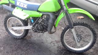 85 Kawasaki KDX 200 engine noise please help [upl. by Leibrag]