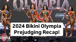 2024 IFBB Bikini Olympia Prejudging Recap [upl. by Anivlis]