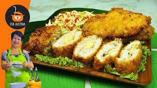 Crispy Cheesy Chicken Katsu  Mga Luto sa Manok  Crispy Chicken recipe [upl. by Areic]